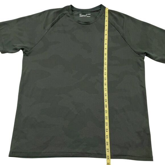 Under Armour Jersey Mens XL Green Camo Short Sleeve Breathable Loose HeatGear - Picture 10 of 11